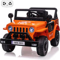 Ride on Truck Car, 12V Electric Ride on Car with Remote Control, MP3, LED Lights, Suspension System, Double Doors, Safety Belt, Ride-on Toy for Kids Aged 3-8 Years