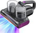 Mattress Vacuum Bed Vacuum Cleaner with UV 16Kpa Suction Filter 253.7nm UV-C Light & 30000 RPM/Min Brushroll Rotation & Heating & Ultrasonic Quintuple Tech, Widened Suction Port, 500W, Corded
