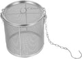 BESTOYARD Stainless Steel Seasoning Filter Portable Infuser for Soup and Tea Reusable Kitchen Strainer for Home Cooking and Seasoning Extraction
