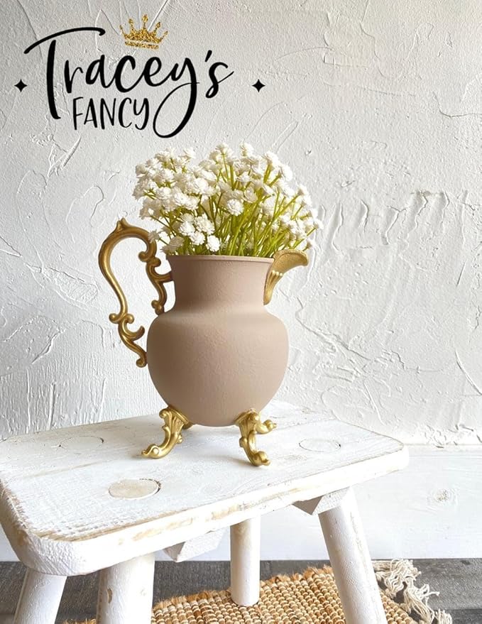 Dixie Belle Paint Company Chalk Finish Furniture Paint - Cobblestone (32oz) - Matte Weathered Stone Chic Chalk Mineral DIY Furniture Paint