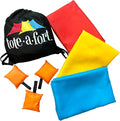 Tote a Fort Original Blanket Fort Building Kit for Kids, 3 Blanket TOTEAFORT Toy, Make a Portable Playhouse, Play Tent Boy and Girl Indoor Outdoor Build Set, STEM Children Toy, Ages 4, 8, 12 +