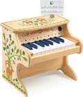 DJECO - Animambo Electric Piano 18 Keys - Playing Music for Children - Enhances Motor Skills - Develops Coordination, Dexterity, and Rhythm - Fosters Creativity, Adorable Design - Kids Ages 3+