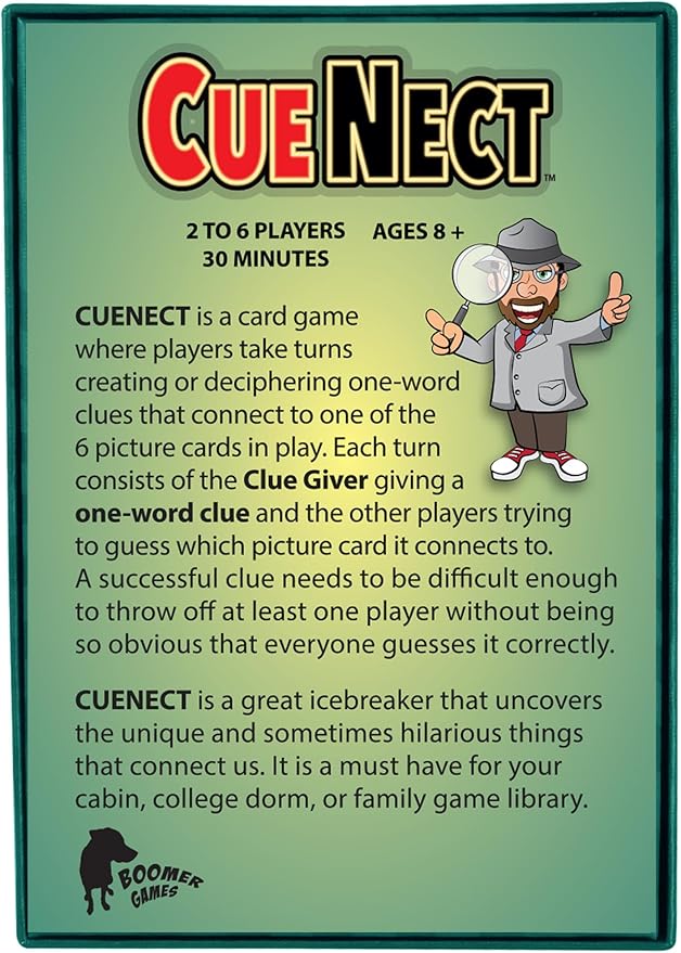 CUENECT: Wildly Fun Clue Decoding Game - Connect, Discover, & Laugh with Friends & Family – from The Makers of Moose Master