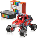 Robot B STEM Kits - Includes Large Storage Organizer, 8 in 1 Electric Monster Truck Building Toys for Kids 6-8 8-10, Educational Construction Science Kit for Boys 6-12 Christmas Birthday Gift