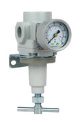 PneumaticPlus SAR300T-N03BG Air Pressure Regulator 3/8" NPT, T-Handle, Gauge & Bracket