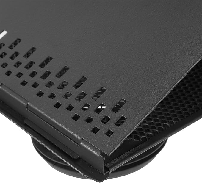 Vent Systems 4" Inch Air Supply Vent Cover with Rubber Gasket - Graphite Black Galvanized Steel - Robust Weatherproof Outdoor Air Intake Box - Duct or Surface Mounting - Rain and Snow Protection