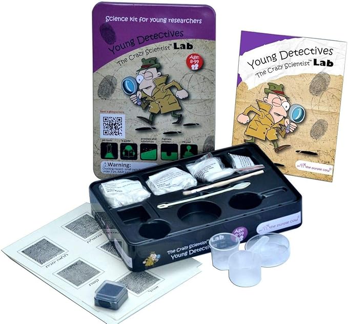 The Purple Cow The Crazy Scientist Lab Young Detectives Science Kit, Model Number: 5522023