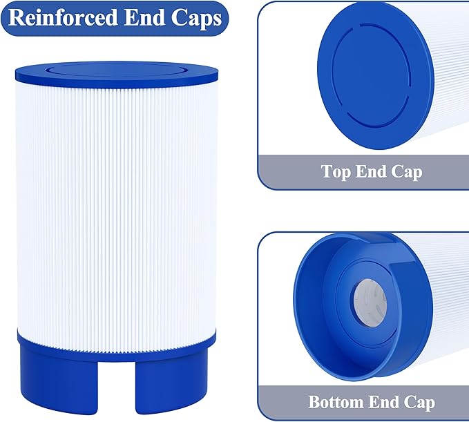 Cryspool® 5020 Filter Compatible with Soft Tub #5020, 2009+ Spa Models (for 5 1/2″ Drain Caps), 35 Sq. Ft Spa Filter Cartridge, 2 Pack