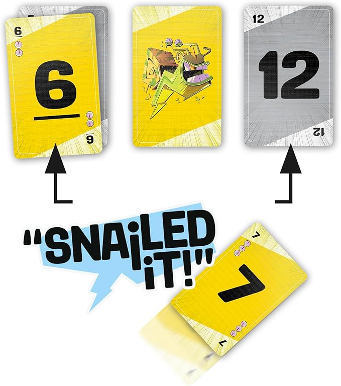 Snailed it! Game | Easy to Learn Family Games for Kids, Teens, and Adults | Snail Card Game | Ages 8 and Up | 3 to 6 Players | 20 Mins. | Kids Gifts