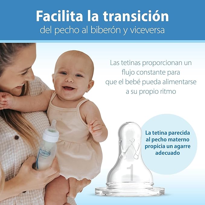 Dr. Brown's Natural Flow Anti-Colic Options+ Narrow Baby Bottle, Dream Adventure, 8 oz/250 mL, with Level 1 Slow Flow Nipple, 0m+, 4 Count (Pack of 1)