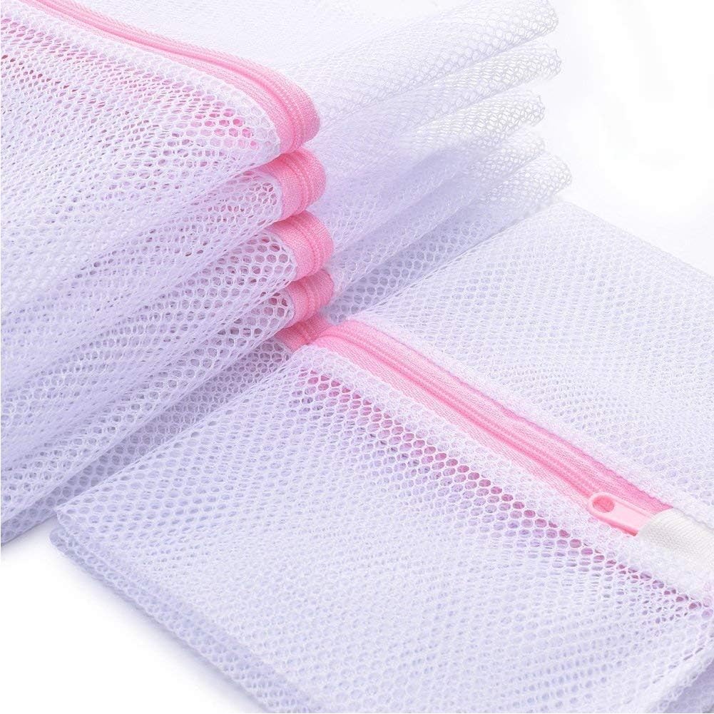 Pack of 5 Mesh Laundry Washing Bags-5 Large for Laundry,Blouse, Hosiery, Stocking, Underwear, Bra and Lingerie, Travel Laundry Bag FBA