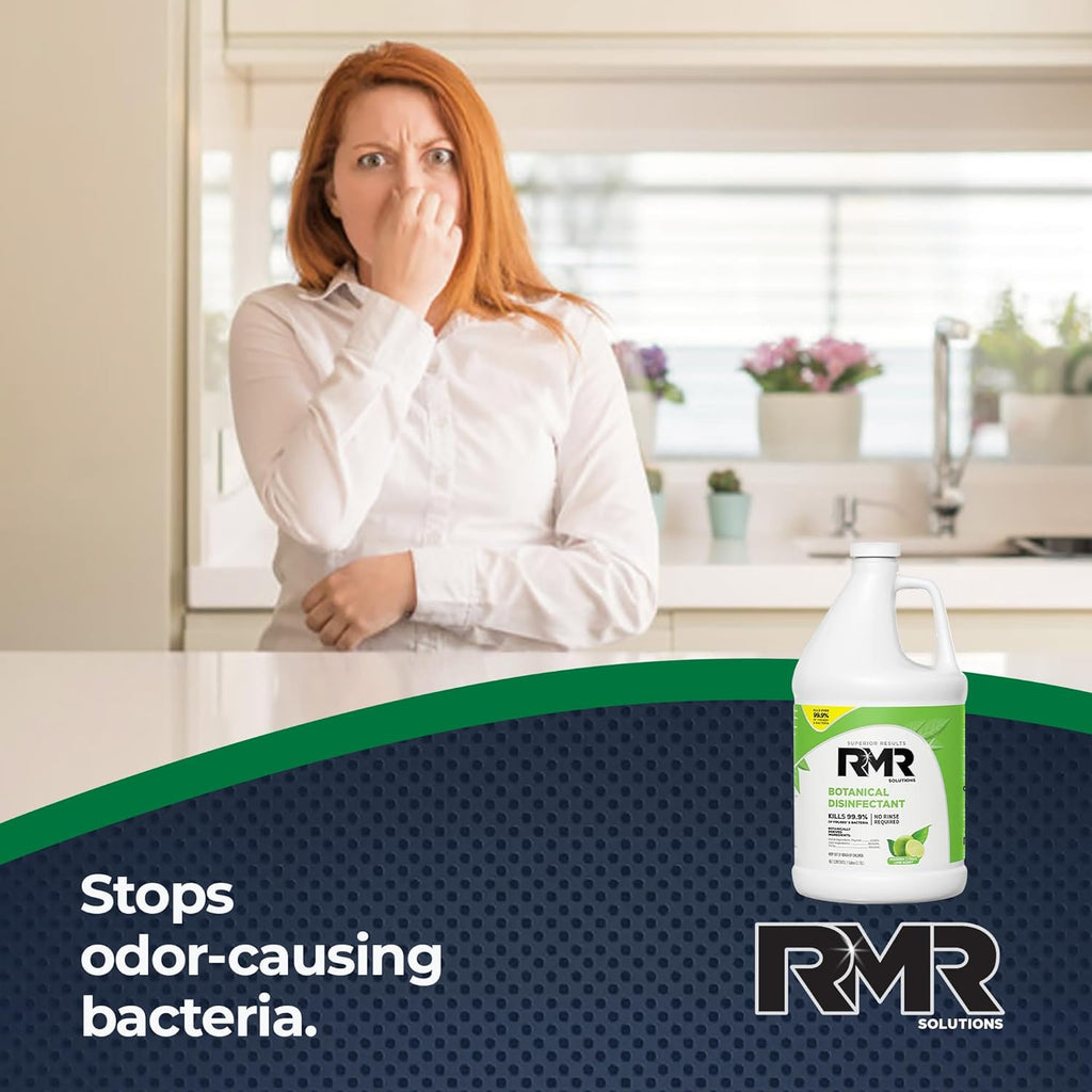 RMR Brands Botanical Disinfectant and Cleaner, Kills 99% of Household Bacteria and Viruses, EPA Registered, 1 Gallon
