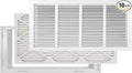 Venti Air 20" X 16" Steel Return Air Filter Grille with MERV 11 Filter Pre-Installed- Removable Face/Door for 1 inch Filters - HVAC Duct Cover Grill [Outer Dimension: 22.5"W X 18.5" H]