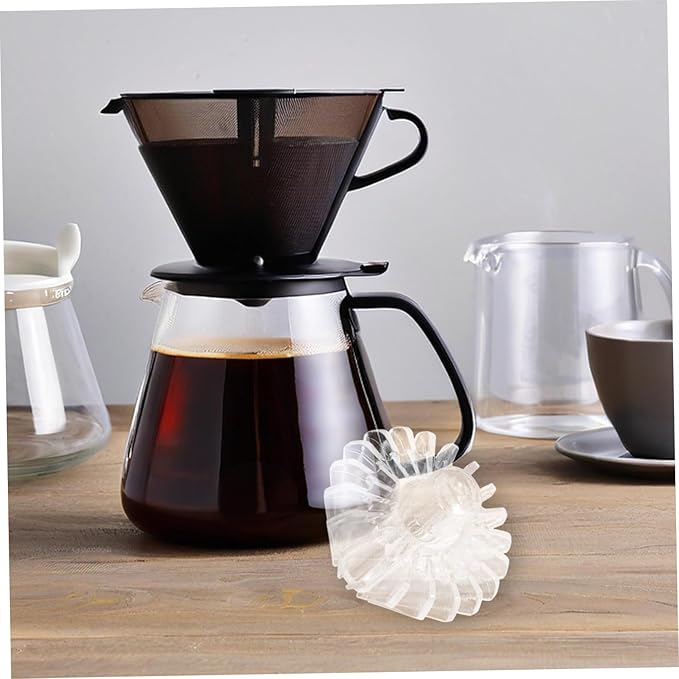 Coffee Filter Shape Holder for Optimal Coffee Filtration and Extraction Compact and Portable Design for Home and Travel Use Easy to Clean