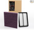 Engine & Upgrade Cabin Air Filter Kit Compatible with 2023-2025 CRV Hybrid 2.0L, 2023-2025 Accord Hybrid 2.0L, 2025 Civic Hybrid 2.0L, ONLY for 2.0L Hybrid Version,Replaces#17220-6MA-J01,80292-TF0-G01