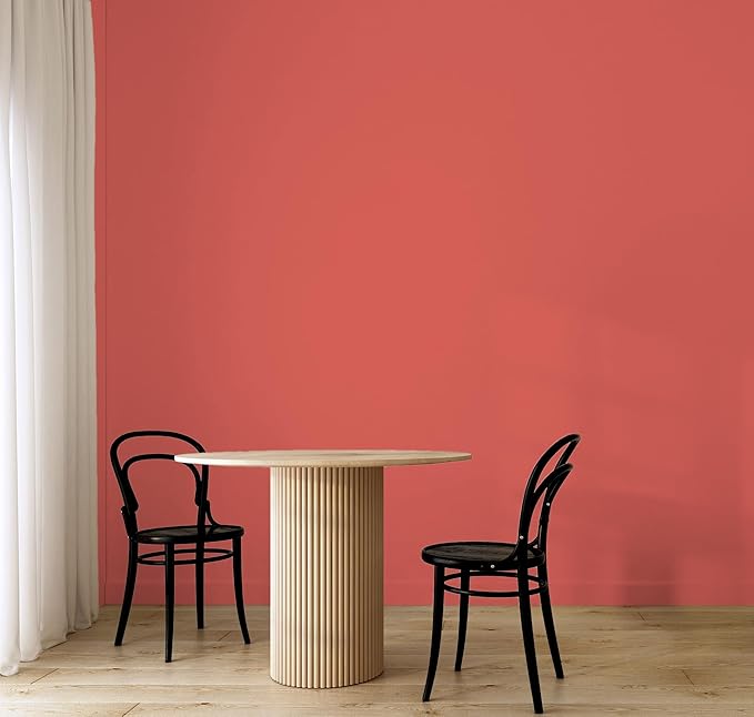 EVOLVE Paint & Primer: Environment-friendly, Low Sheen with One-coat Coverage for Interior & Exterior surfaces (Raspberry, 1-Gallon)