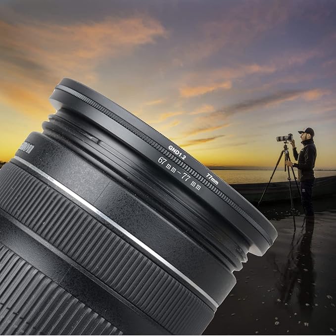 58mm to 43mm Step-Down Ring Filter Adapter,for All Brands UV ND CPL, Metal Ring Step-Down Rings Adapter Filter (58mm-43mm)