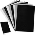 Whaline 18Pcs Felt Fabric Sheets Soft Thick Assorted Black Grey White Craft Felt Pack for DIY Craft Sewing Patchwork Art Projects, 3 Colors, 7.9 x 11.8 Inch