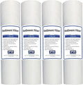 Pack of 4 Compatible Replacment filter set for GE GXWH04F GXWH20F GXWH20S GXRM10 GX1S01R Compatible Filters, 5 Micron Water Filter Cartridges by IPW Industries Inc.