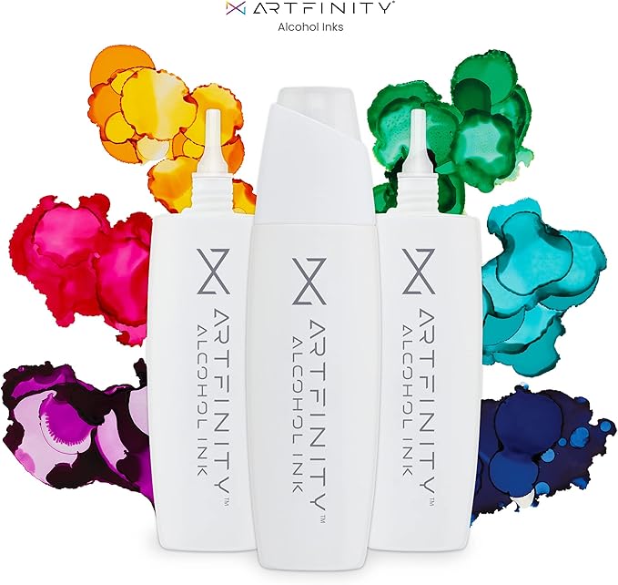 Alcohol Inks 3 Pack - Vibrant, Professional, Dye-Based Alcohol Inks for Artfinity Alcohol Markers, Artists, Drawing, & More! - Cool Grey 3 CG3