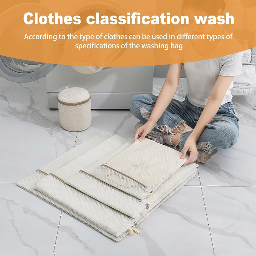 6PCS Laundry Bag For Washing Machines, Specialized For Washing Underwear And Bras, Anti Deformation Washing Bag, Laundry Filter Mesh Bag