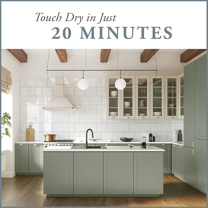 AMY HOWARD AT HOME Chalk-Based One Step Paint for Furniture, Cabinetry, Decor, Finish, and More | No Stripping, Sanding, or Priming | Medium Base | 32 Ounce | Lou Lou
