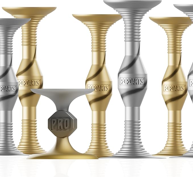 Popdarts PRO Pack Game Set (Silver & Gold) - Indoor, Outdoor Suction Cup Throwing Game - Competition with a POP…