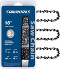 3-Pack 18 Inch Chainsaw Chain, 3/8" LP Pitch .050" Gauge 61 Drive Links Fits 63PM3-61 Stihl MS211, MS211C, 3636-005-0061 and More