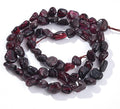 Red Garnet Pebble Nugget Oval Free Tumbled Stone 6-8mm Natural Gemstone Loose Beads Approx 15.5 inch for DIY Jewelry Making