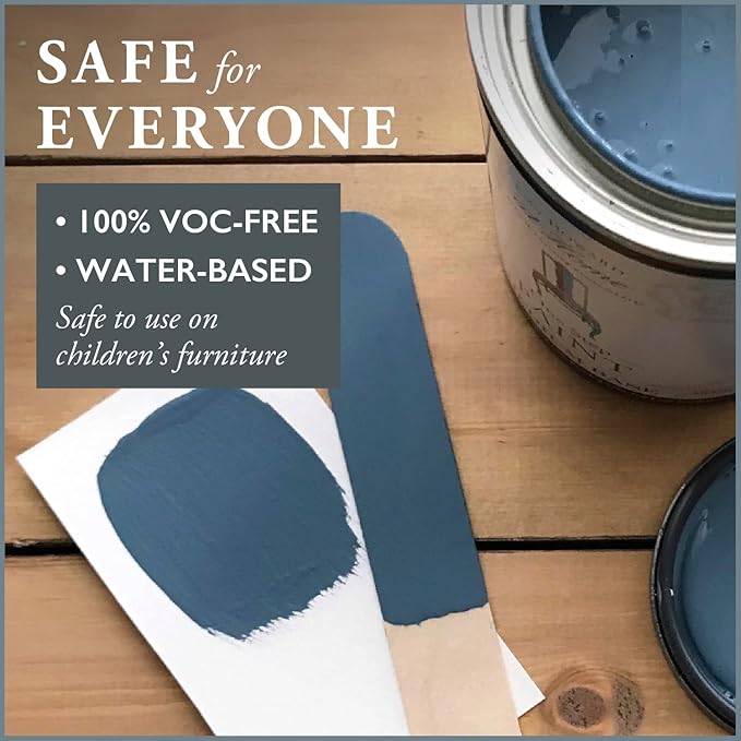 AMY HOWARD AT HOME Chalk-Based One Step Paint for Furniture, Cabinetry, Decor, Finish, and More | No Stripping, Sanding, or Priming | Medium Base | 16 Ounce | Mai Dragon