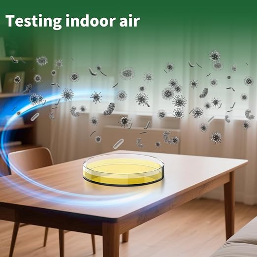 Mold Test Kit for Home -12 Simple Mold Test kit,Test HVAC System,Surfaces & Indoor Air Quality,DIY Mold Detector at Home,Includes Detailed Mold Identification Guide,air Tester