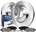 Detroit Axle - Rear Brake Kit for 2013-2019 Cadillac ATS, Disc Brake Rotors Ceramic Brakes Pads with Hardware 2014 2015 2016 201
