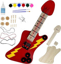 DIY Wood Building Kits, STEM Woodworking Kit for Kids, Creative Fun Craft Projects, Great Gift for Boys & Girls (Wooden Guitar, 1-Pack)
