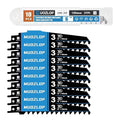 10 Pack 6 inch Reciprocating Saw Blades Set， 3 TPI High Carbon Saw Blades for Wood Cutting ，Saw Blades with Organizer Case (10, 3T/6inch)