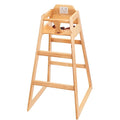 Seating Ready-to-Assemble Restaurant Wood Bar Height High Chair, Baby Highchairs, Durable Dining Feeding Chair with Steps, High Chairs for Babies and Toddlers, Number 04