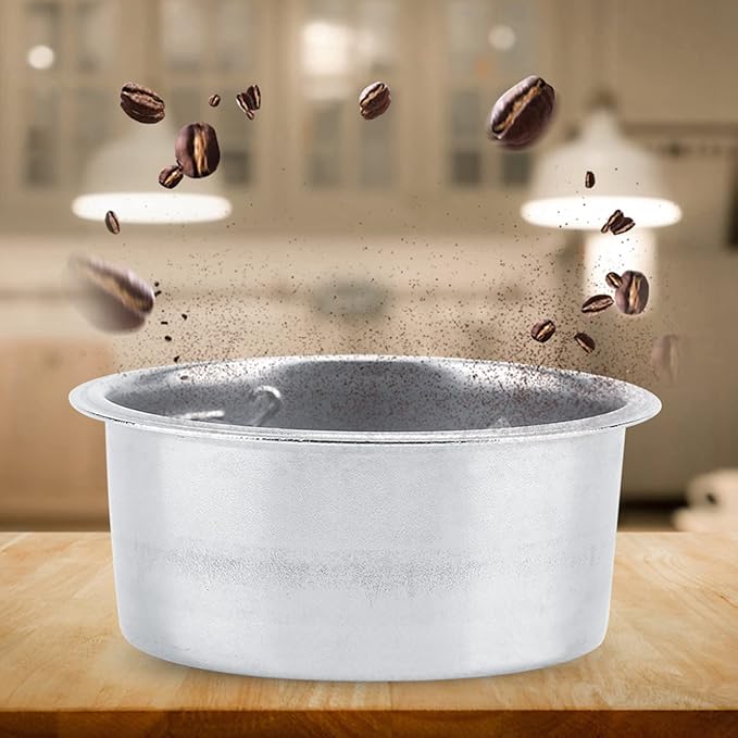 Coffee Filters Basket, Stainless Steel Coffee Filter Fit Reusable Basket Strainer Portable Brewers Extraction for Most Makers