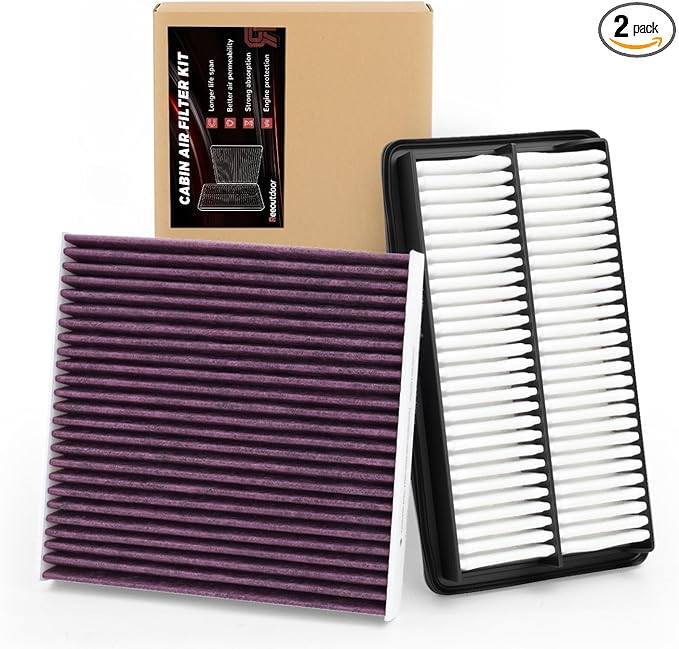 Engine & Upgrade Cabin Air Filter Kit Compatible with 2016-2022 Pilot 3.5L, 2017-2025 Ridgeline 3.5L, 2019-2025 Passport 3.5L, 2014-2020 MDX 3.5L, 2017-2020 MDX 3.0L, Replaces#80292SDAA01,172205J6A10