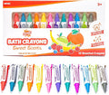 Tub Works® Sweet Scents Smooth™ Bath Crayons Bath Toy, 12 Pack | Nontoxic, Washable Bath Crayons for Toddlers & Kids | Unique Formula Draws Smoothly & Vividly on Wet & Dry Tub Walls | Scented Crayons