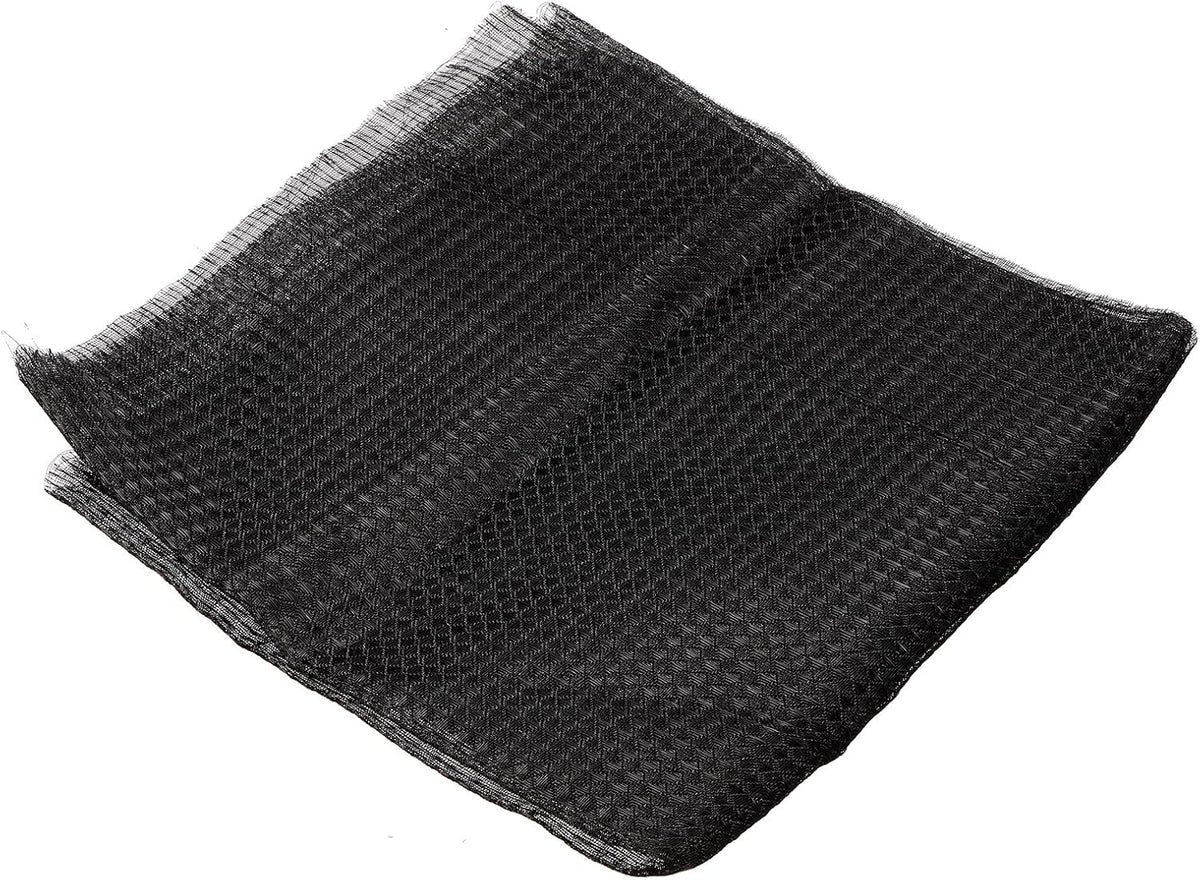 PATIKIL 47.2" x 23.6" Air Conditioner Air Filter Material, Plastic Dustproof Filtering Mesh Screen Replacement for Air Conditioning, Black