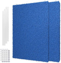 Reusable Air Filter 20x30x0.5,2 Packs Cut to Fit Furnace Filters,MERV 6 Electrostatic Washable Air Filter for HVAC,Mobile,Replacement Air Conditioner Filters,24 PCs Hooks