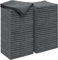 AIDEA Microfiber Cleaning Cloth Grey 50PK, Microfiber Towels for Cars, Premium Car Cloths, Dusting Cloth Lint Free Cleaning Rags for SUVs, House, Kitchen, Window, Workshops,11.5×11.5"