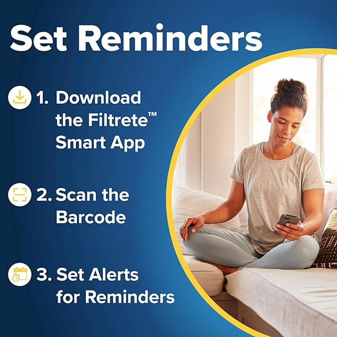 Filtrete 16x20x1 AC Furnace Air Filter, MERV 11, MPR 1000, Micro Allergen Defense, 3-Month Pleated 1-Inch Electrostatic Air Cleaning Filter, 4 Pack (Actual Size 15.69 x 19.69 x 0.81 in)