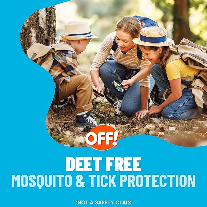 OFF! Insect Repellent Aerosol for Adults & Kids, Fragrance-Free Bug Spray for Everyday Protection from Mosquitoes and Ticks, 7.5 Oz