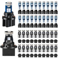 BBTO 20 Set T5 T10 LED Bulbs Dash Lights with Twist Socket Instrument Dashboard Light LED Bulbs for Interior Car Lights Dashboar