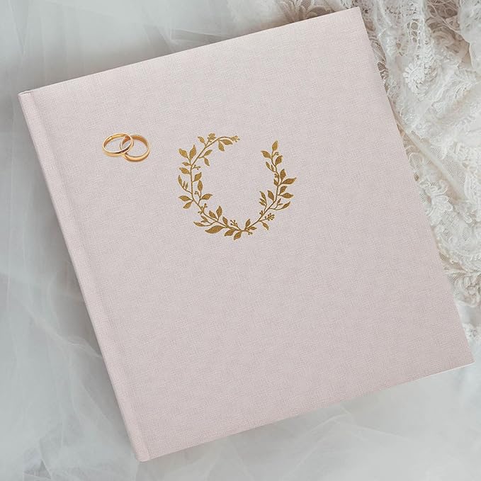 Premium Scrapbook Album – Photo Album with Writing Space – 100 Pages for Multiple Sizes 4x6, 5x7, 6x8, 8x10 – Holds 500 Photos – Wedding, Baby, Travel & Family Memories