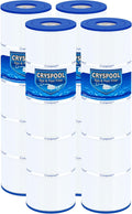Cryspool® 07079 Filter Compatible with Jandy CL340, CV340, PJAN85, R0554500, C-7459, FC-0800, A0557900, 4×85 Sq. Ft Pool Filter Cartridge, 4 Pack