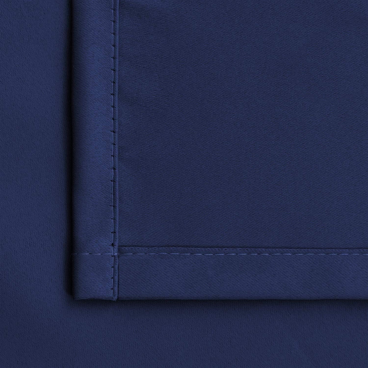 BGment Rod Pocket Blackout Curtains for Bedroom - Thermal Insulated Room Darkening Curtain for Living Room, 52 x 72 Inch, 2 Panels, Navy Blue