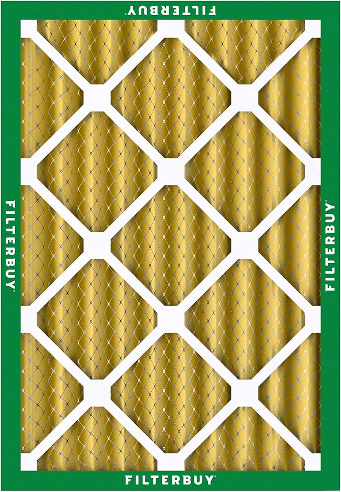 Filterbuy 18x24x4 Air Filter MERV 11 Superior Pet & Allergy Defense (12-Pack), Electrostatic Pleated HVAC AC Furnace Filters Replacement, Made in USA (Actual Size: 17.50 x 23.38 x 3.63)