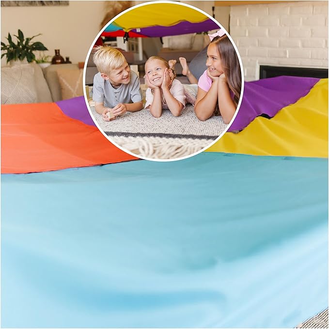 Tote a Fort Original Blanket Fort Building Kit for Kids, 3 Blanket TOTEAFORT Toy, Make a Portable Playhouse, Play Tent Boy and Girl Indoor Outdoor Build Set, STEM Children Toy, Ages 4, 8, 12 +