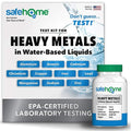 Safe Home® Heavy Metals Test Kit – Test 10 Metals in Water Based Liquids at Our EPA Certified Lab – Water, Beer, Wine, Juice, Coffee, & More